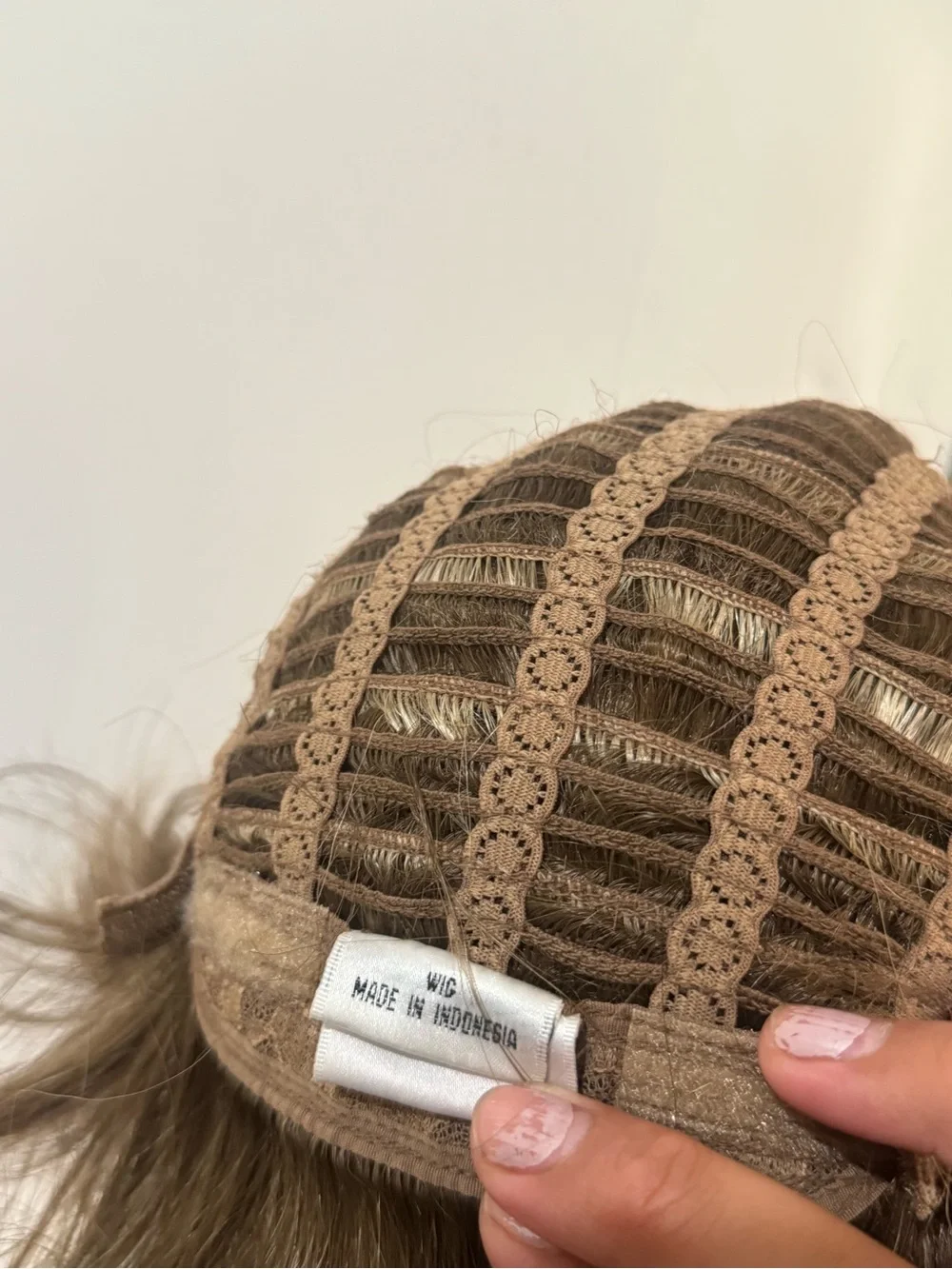 Henry Margu Short Layered Brown Highlighted Wig with Bangs Made in Japan